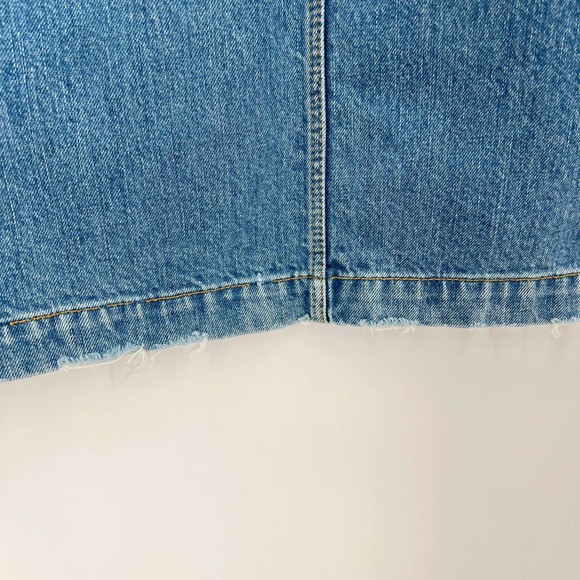 La Vie by Rebecca Taylor Midi Length Denim Skirt - Picture 9 of 11